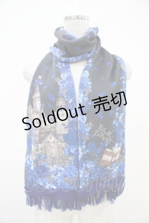 画像: Enchantlic Enchantilly / いばらの城マフラー  ブラック H-25-10-21-008-LO-ZA-NS-ZH