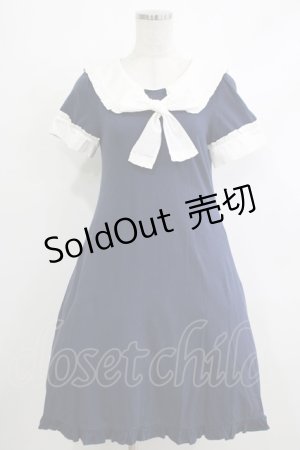 画像: BABY,THE STARS SHINE BRIGHT / リボンタイつきセーラーワンピース Free ネイビー H-25-10-21-1026-BA-OP-NS-ZH