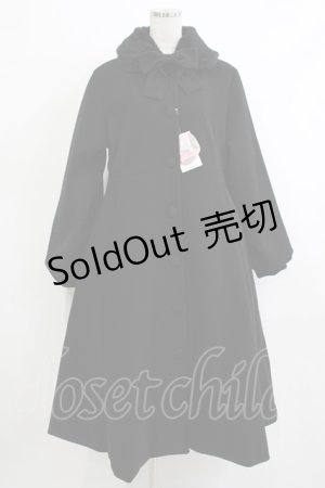 画像: m petit by misako / AM*リボンコート L ブラック H-25-10-21-1027-LO-CO-NS-ZH