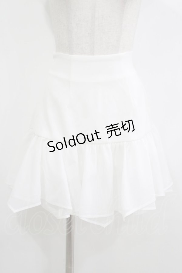 画像1: An MILLE / ボイルダブルヘムフレアミニスカート Free オフ H-25-10-21-1028-EL-SK-NS-ZH (1)