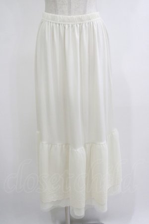 画像: axes femme / 選べる着丈レースペチスカート L 生成り H-25-10-21-1029-AX-SK-NS-ZH