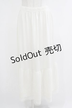 画像: axes femme / 選べる着丈レースペチスカート L 生成り H-25-10-21-1029-AX-SK-NS-ZH