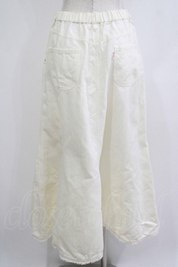 画像3: PINK HOUSE / マーメイドスカート 3（M） オフホワイト H-25-10-21-1031-LO-SK-NS-ZH (3)