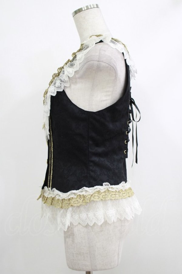 画像2: ALICE and the PIRATES / ジークフリードベスト Free ブラック H-25-10-21-1045-PA-JA-NS-ZH (2)