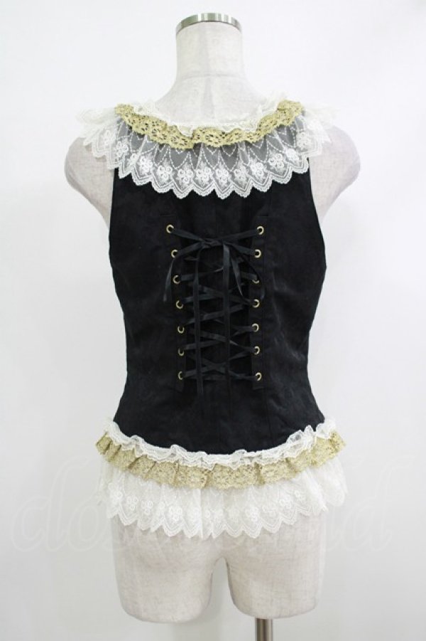 画像3: ALICE and the PIRATES / ジークフリードベスト Free ブラック H-25-10-21-1045-PA-JA-NS-ZH (3)