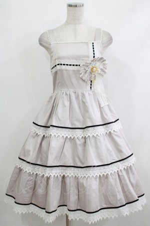 画像: ALICE and the PIRATES / Present meジャンパースカート Free グレー H-25-10-21-1005-PA-OP-NS-ZH