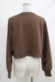 画像3: m petit by misako / MSKバラBフリルボレロ L ブラウン H-25-10-21-1052-LO-TO-NS-ZH (3)