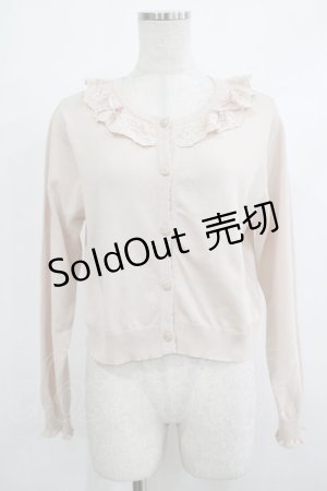 画像: m petit by misako / TT*AOKフリルニットCD L ピンク H-25-10-21-1053-LO-TO-NS-ZH