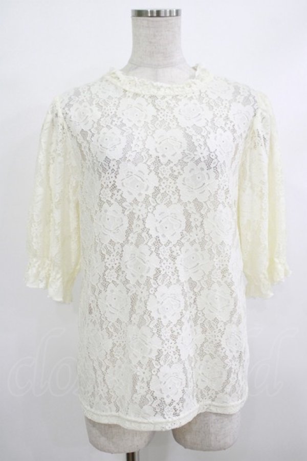 画像1: m petit by misako / TT*AOKシアートップス L アイボリー H-25-10-21-1054-LO-TO-NS-ZH (1)