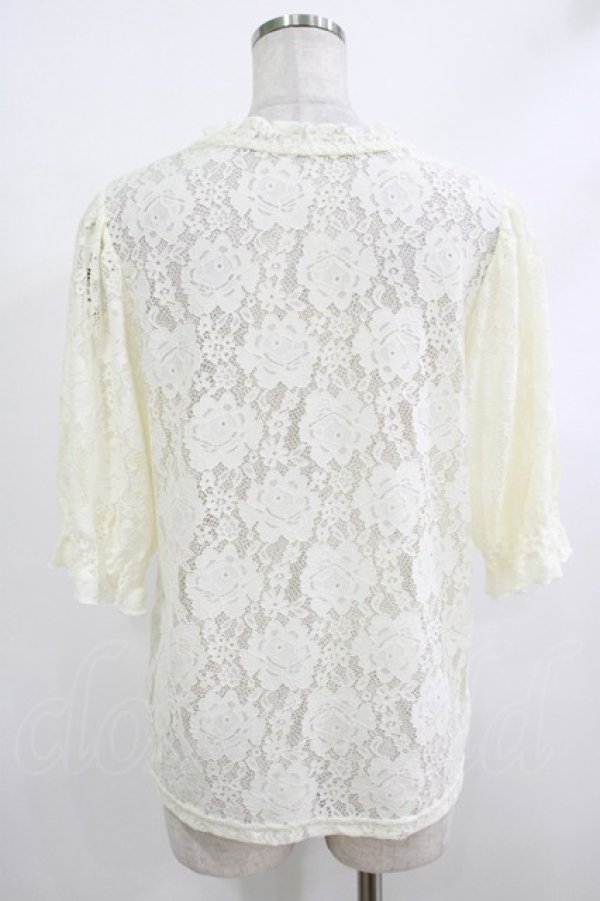 画像3: m petit by misako / TT*AOKシアートップス L アイボリー H-25-10-21-1054-LO-TO-NS-ZH (3)