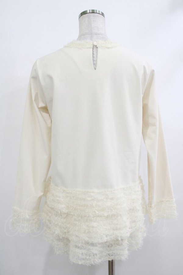 画像3: INGEBORG / フェザーチュール使いチュニック Free オフ H-25-10-21-1057-LO-TO-NS-ZH (3)