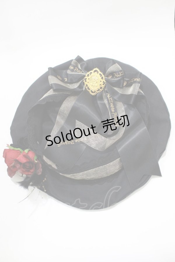 画像3: ALICE and the PIRATES / 聖歌隊ベレー帽  ブラック H-25-10-21-1076-PA-AC-NS-ZH (3)