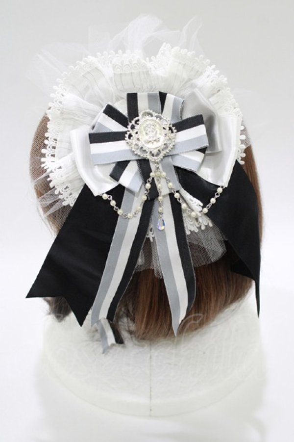 画像2: ALICE and the PIRATES / A/Pトリコロールヘッドドレス  ブラック H-25-10-21-1077-PA-AC-NS-ZH (2)