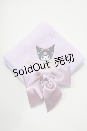 画像: Maison de FLEUR / クロミ タオルハンカチ  ラベンダー H-25-10-21-1078-LO-ZA-NS-ZH