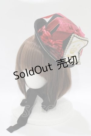 画像: ALICE and the PIRATES / 月影誘う白黒闇夜の案内人ミニハット  ブラック H-25-10-21-1080-PA-AC-NS-ZH