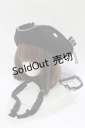 画像: ALICE and the PIRATES / フィヨルドパイレーツハット  ブラック H-25-10-21-1082-PA-AC-NS-ZH