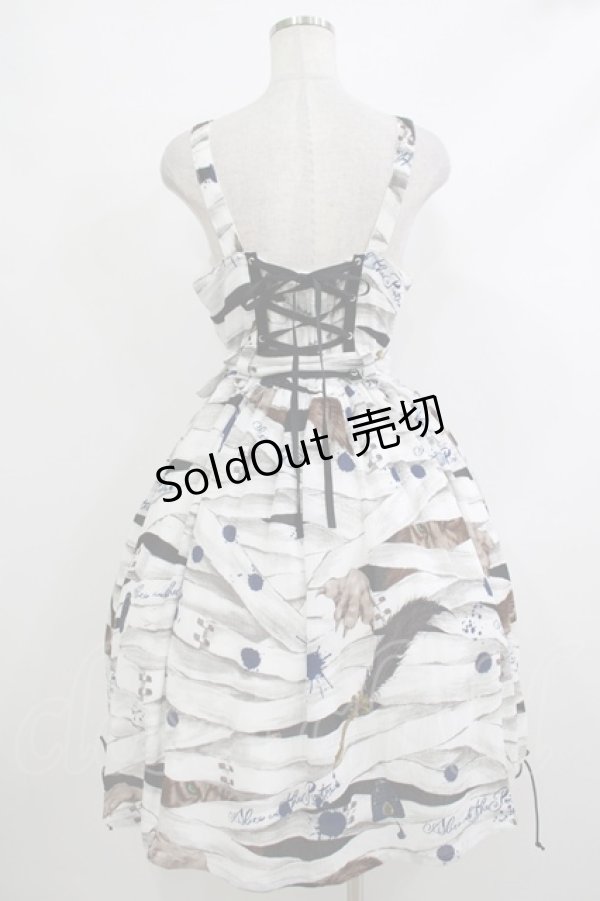 画像3: ALICE and the PIRATES / Wolf the ripper柄ジャンパースカート Free ネイビー H-25-10-21-1008-PA-OP-NS-ZH (3)