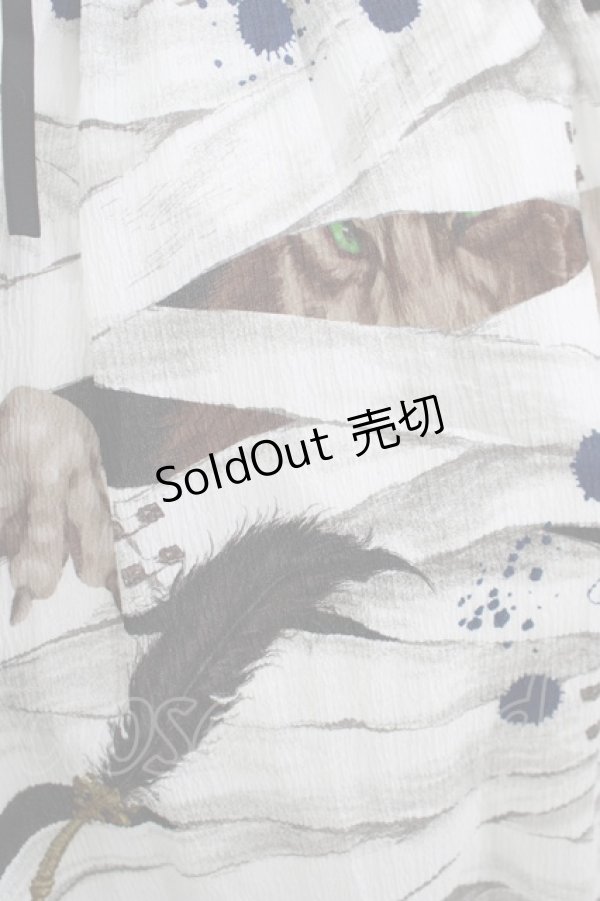 画像4: ALICE and the PIRATES / Wolf the ripper柄ジャンパースカート Free ネイビー H-25-10-21-1008-PA-OP-NS-ZH (4)