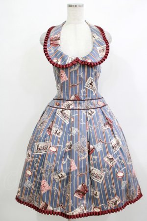 画像: ALICE and the PIRATES / Teufel von Hameln柄ジャンパースカートII Free サファイア H-25-10-21-1013-PA-OP-NS-ZH