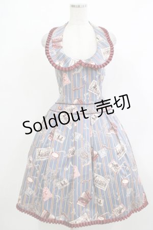 画像: ALICE and the PIRATES / Teufel von Hameln柄ジャンパースカートII Free サファイア H-25-10-21-1013-PA-OP-NS-ZH