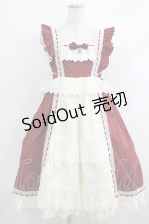 画像: ALICE and the PIRATES / My Dear Dollベビードールジャンパースカート Free ボルドー H-25-10-21-1002-PA-OP-NS-ZH