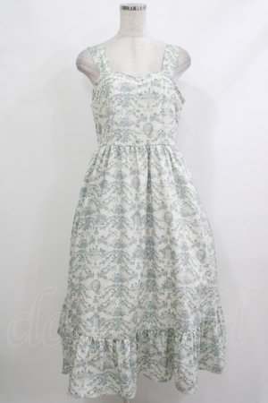 画像: m petit by misako / MSKトワルドジュイジャンパースカート L オフ/ブルー H-25-10-21-1016-LO-SK-NS-ZH