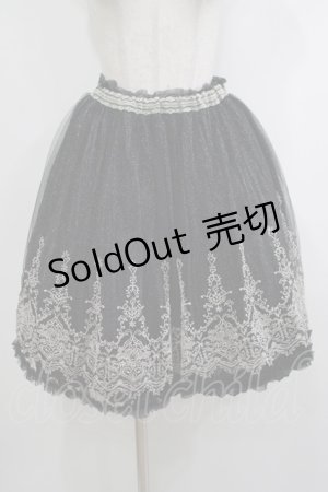 画像: axes femme / ラメチュールスカート M ブラック H-25-10-21-1021-AX-SK-NS-ZH