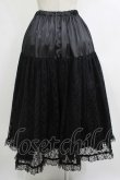 画像3: ALICE and the PIRATES / レースロングペチコート Free ブラック H-25-10-21-1023-PA-SK-NS-ZH (3)