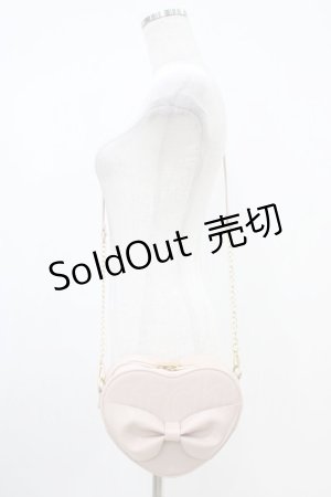 画像: m petit by misako / AMハートリボンSLD  ピンク H-25-10-21-011-LO-BG-NS-ZH