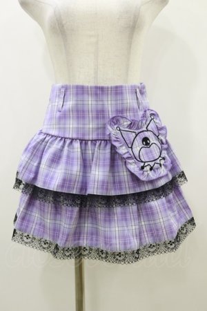 画像: QOOZA / Kuromi mini skirt  ラベンダー H-25-10-21-2001-PU-SK-KB-ZY