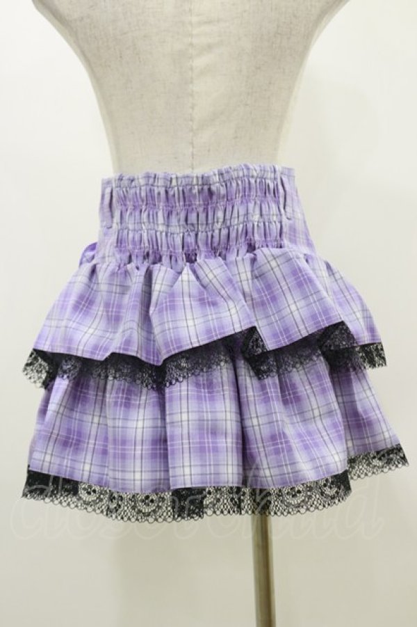 画像2: QOOZA / Kuromi mini skirt  ラベンダー H-25-10-21-2007-PU-SK-KB-ZH (2)