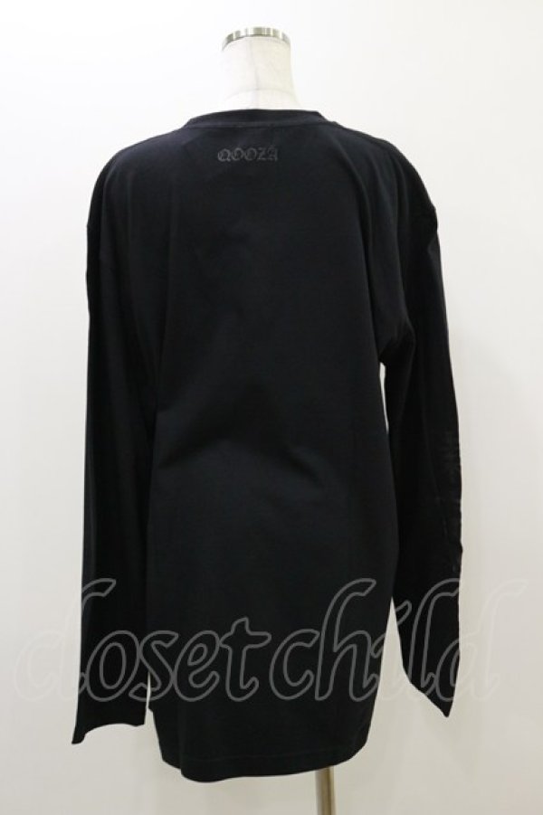 画像2: QOOZA / 東京喰種×QOOZA鈴屋什造 L/S TEE  ブラック H-25-10-21-2023-PU-TO-KB-OS (2)
