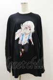 画像1: QOOZA / 東京喰種×QOOZA鈴屋什造 L/S TEE  ブラック H-25-10-21-2024-PU-TO-KB-ZI (1)