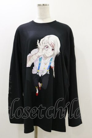画像: QOOZA / 東京喰種×QOOZA鈴屋什造 L/S TEE  ブラック H-25-10-21-2026-PU-TO-KB-ZI