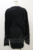 画像2: QOOZA / 東京喰種×QOOZA鈴屋什造 L/S TEE  ブラック H-25-10-21-2026-PU-TO-KB-ZI (2)