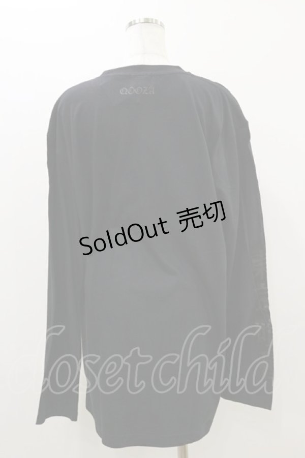 画像2: QOOZA / 東京喰種×QOOZA鈴屋什造 L/S TEE  ブラック H-25-10-21-2027-PU-TO-KB-ZS (2)