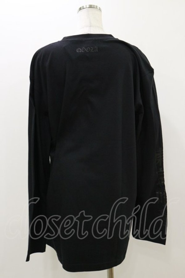 画像2: QOOZA / 東京喰種×QOOZA鈴屋什造 L/S TEE  ブラック H-25-10-21-2030-PU-TO-KB-ZY (2)