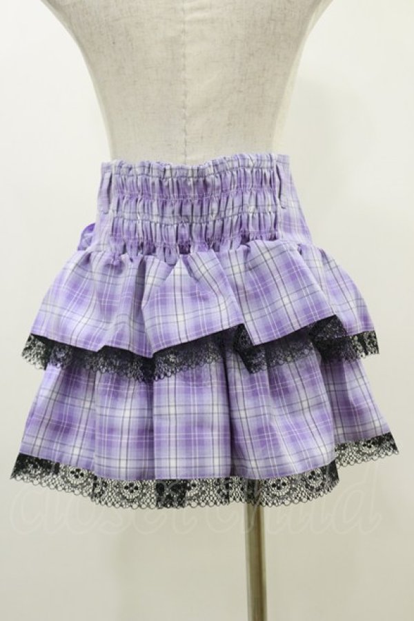 画像2: QOOZA / Kuromi mini skirt  ラベンダー H-25-10-21-2004-PU-SK-KB-ZH (2)