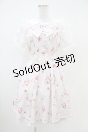 画像: LIZ LISA / ストロベリーティーパーティーワンピース Free ピンク H-25-10-21-015-LO-OP-NS-ZH