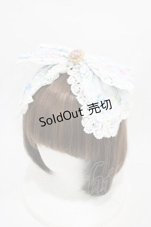 画像1: BABY,THE STARS SHINE BRIGHT / Versailles Rose Bouquet柄ジャンヌカチューシャ  ブルームーン H-25-10-21-003-BA-AC-NS-ZH (1)