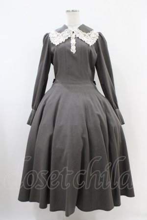 画像: Innocent World / レイラワンピース L グレー×生成/Gray×Beige H-25-10-21-018-IW-OP-NS-ZH