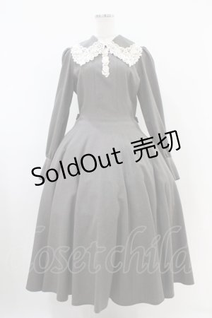 画像: Innocent World / レイラワンピース L グレー×生成/Gray×Beige H-25-10-21-018-IW-OP-NS-ZH