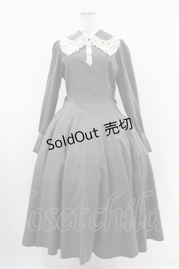 画像1: Innocent World / レイラワンピース L グレー×生成/Gray×Beige H-25-10-21-018-IW-OP-NS-ZH (1)