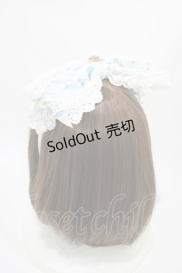 画像2: BABY,THE STARS SHINE BRIGHT / Versailles Rose Bouquet柄ジャンヌカチューシャ  ブルームーン H-25-10-21-003-BA-AC-NS-ZH (2)