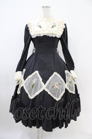 画像: Hoshibako Works / すずらんのしおり ワンピース(ロング丈) XS ブラック H-25-10-21-019-LO-OP-NS-ZH