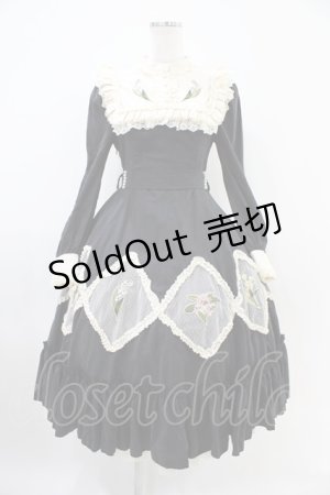 画像: Hoshibako Works / すずらんのしおり ワンピース(ロング丈) XS ブラック H-25-10-21-019-LO-OP-NS-ZH