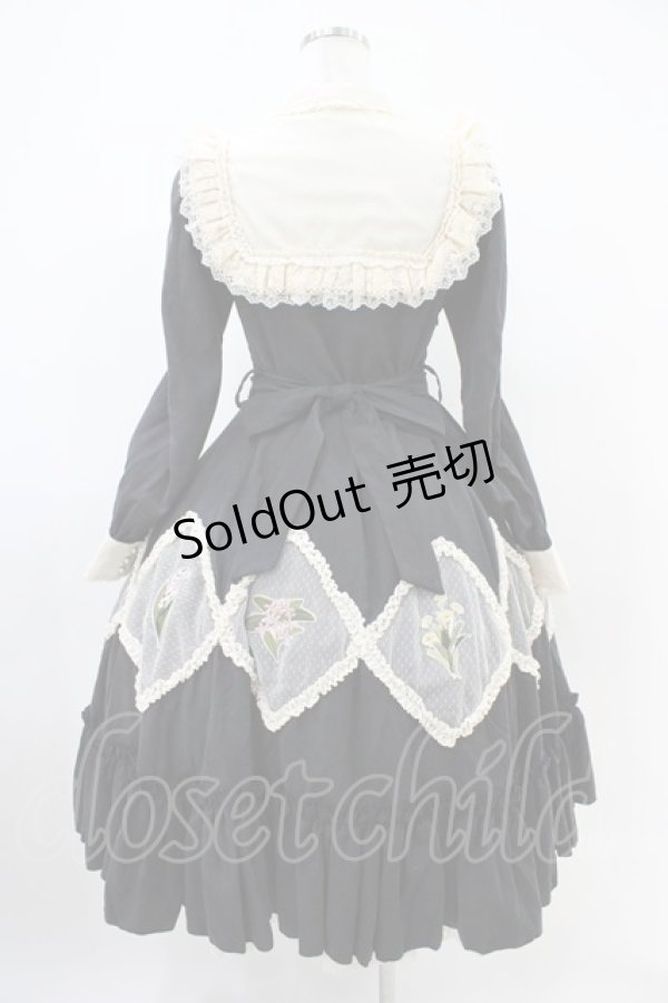 画像2: Hoshibako Works / すずらんのしおり ワンピース(ロング丈) XS ブラック H-25-10-21-019-LO-OP-NS-ZH (2)