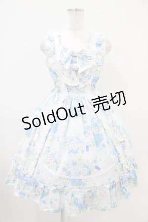 画像: BABY,THE STARS SHINE BRIGHT / Versailles Rose Bouquet柄ロザリージャンパースカート Free ブルームーン H-25-10-21-025-BA-OP-NS-ZH