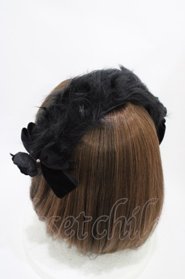 画像2: BABY,THE STARS SHINE BRIGHT / フェアリーオデットカチューシャ  ブラック H-25-10-21-004-BA-AC-NS-ZH (2)