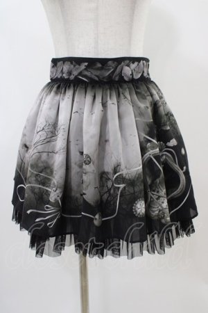 画像: abilletage / ヴィランズ柄シフォンスカート(ミニ) ミニ丈  H-25-10-22-030-GO-SK-KB-ZH